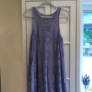 Free People Sleeveless Lavender Lace Dress